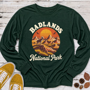 Badlands Sunset Circle Long Sleeve Tee