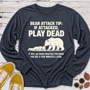 Bear Attack Tip Long Sleeve Tee