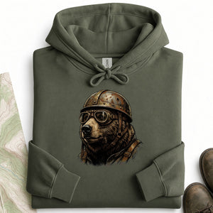 Bear in Climbing Goggles Hoodie