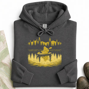 Bigfoot Canoeing Hoodie