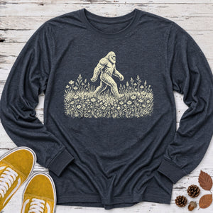 Bigfoot Frolicking Long Sleeve Tee
