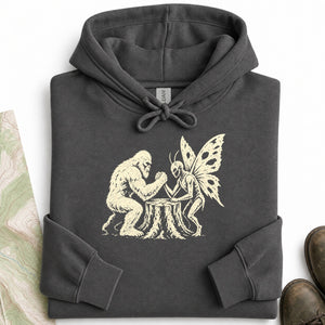 Bigfoot Vs Mothman Hoodie