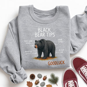 Black Bear Tips Sweatshirt