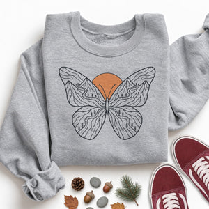 Butterfly From Mountain Valleys Sweatshirt