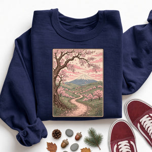 Cherry Blossom Trail Sweatshirt