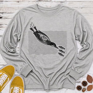 Diving Loon Long Sleeve Tee