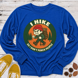 Don't Punch People Long Sleeve Tee