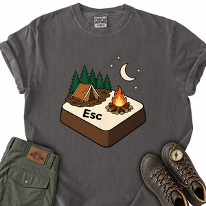 Escape Button T-Shirt
