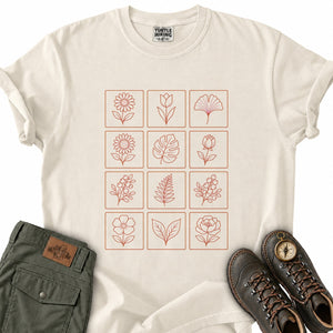 Flower Block T-Shirt
