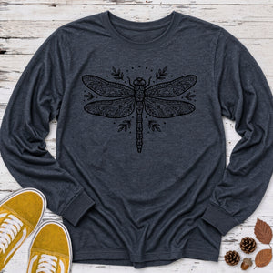 Folk Dragonfly Long Sleeve Tee