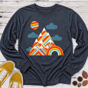 Funky Mountains Long Sleeve Tee