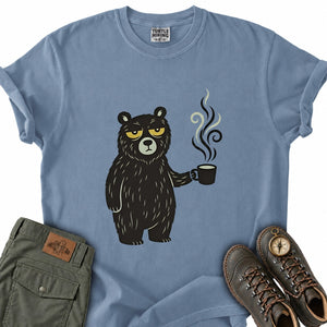 Grumpy Bear Coffee T-Shirt