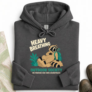 Heavy Breathing Raccoon Hoodie