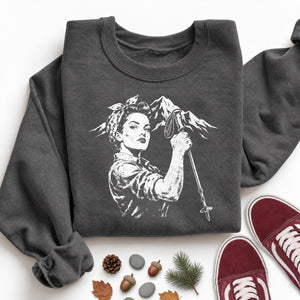 Hiker Girl Power Sweatshirt