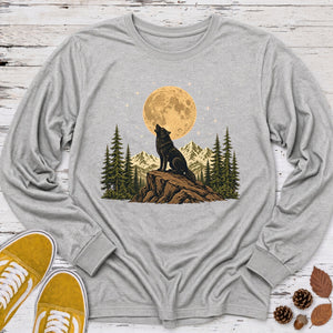 Howling Wolf Moon Long Sleeve Tee