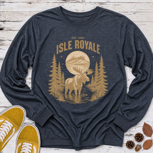 Isle Royale Moon Long Sleeve Tee