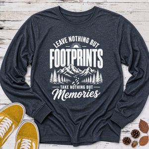Leave Nothing but Footprints Long Sleeve Tee