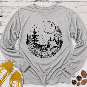 Moon Over Camp Long Sleeve Tee