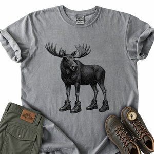Moose in Boots T-Shirt
