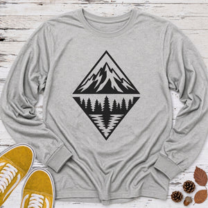 Mountain Diamond Long Sleeve Tee