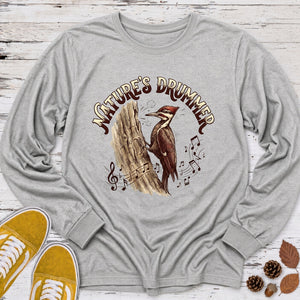 Nature's Drummer Long Sleeve Tee