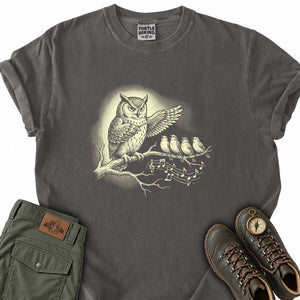 Owl Choir Conductor T-Shirt