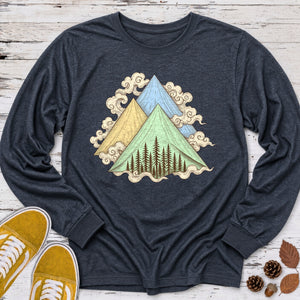 Pastel Peaks Long Sleeve Tee