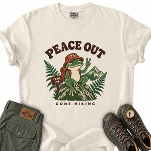 Peace Out Gone Hiking T-Shirt