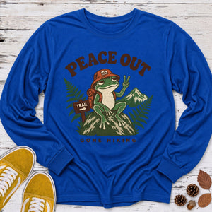 Peace Out Gone Hiking Long Sleeve Tee