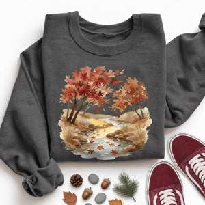 Red Maple Creek Bend Sweatshirt