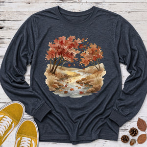 Red Maple Creek Bend Long Sleeve Tee