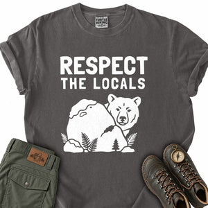 Respect the Locals Bear T-Shirt