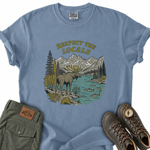 Respect the Locals Moose T-Shirt