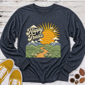 Retro Happy Trails Long Sleeve Tee
