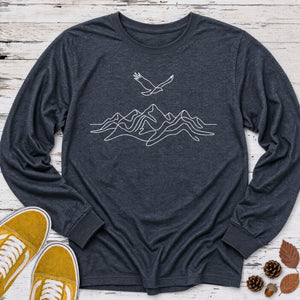 Ridgeline in One Line Long Sleeve Tee