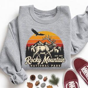 Rocky Mountain Elk Stripes Sweatshirt