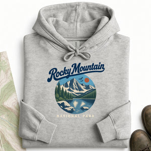 Rocky Mountain Retro Script Hoodie