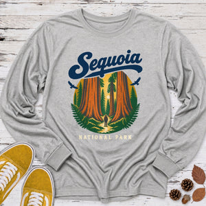 Sequoia Retro Script Long Sleeve Tee