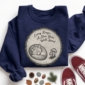 Slow Year Rings Sweatshirt