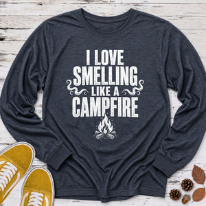 Smelling Like a Campfire Long Sleeve Tee