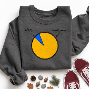 Snack Break Pie Chart Sweatshirt