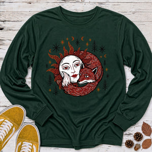 Sun and Fox Long Sleeve Tee