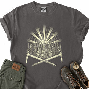 Sunburst Pines Ice Axes T-Shirt