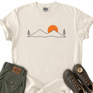 Sunset Mountain Top T-Shirt