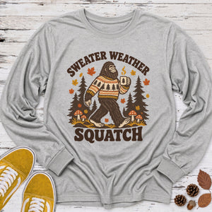 Sweater Weather Squatch Long Sleeve Tee