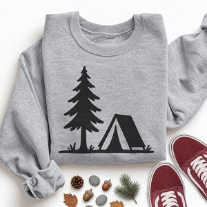 Tent and Pine Sweatshirt