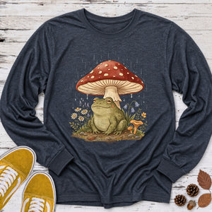 Toad Mushroom Umbrella Long Sleeve Tee