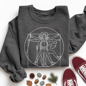 Vitruvian Hiker Sweatshirt
