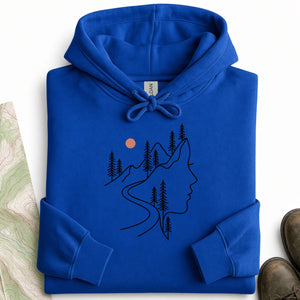 Woman's Face Mountain Ridge Hoodie