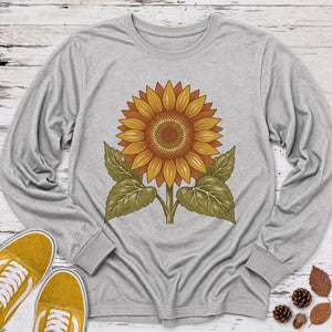 Botanical Sunflower Long Sleeve Tee